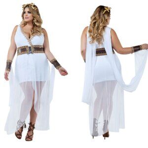NIB Greek Goddess Plus Size Halloween Costume 4x